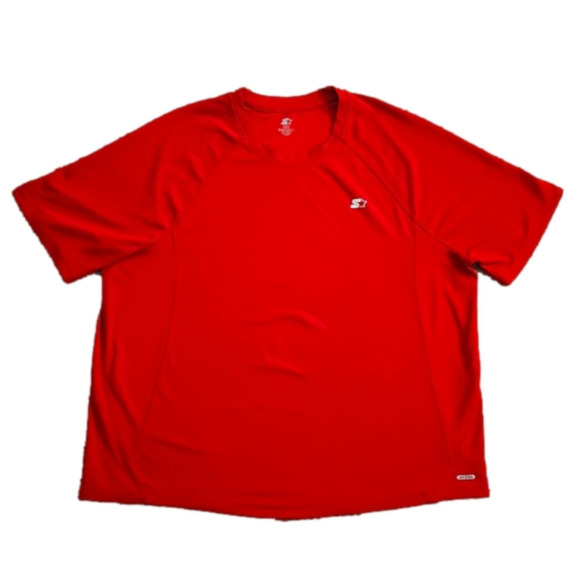 STARTER Other - STARTER Red Athletic Fit Dri-Star T-shirt